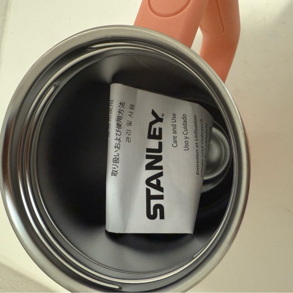 Stanley Melon Peach-Orange 40 oz Tumbler Large Water Cup Quencher H2.0 FlowState - Picture 9 of 9